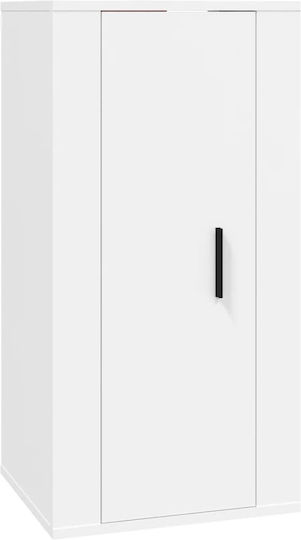 Животно помещение ТВ юнит Бял Д40xШ34.5xВ80cm