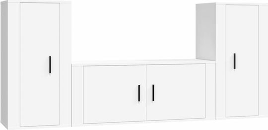 Living Room TV Unit White L40xW34.5xH80cm