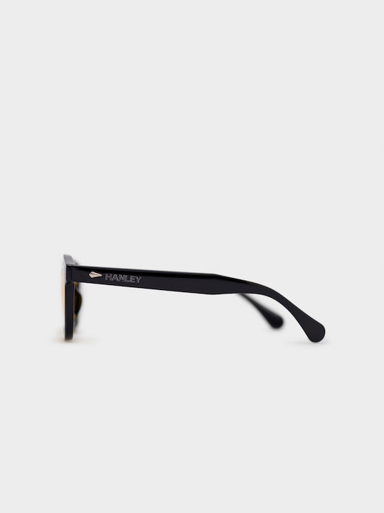 Hanley Willow Sunglasses with Black Plastic Frame and Yellow Polarized Lens