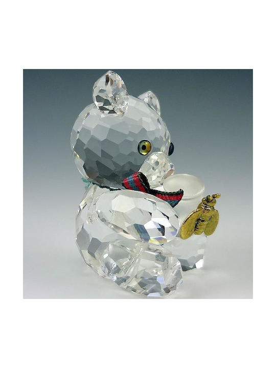 Swarovski Decorative Bear made of Crystal Kris Bear with Honey Pot 3.8cm 1pcs