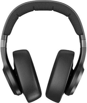 Fresh 'n Rebel Clam Wireless/Wired Over Ear Headphones with 30 hours of Operation Storm Grey