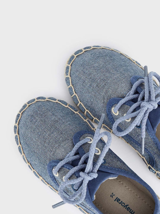 Kids Espradrilles with Laces Blue