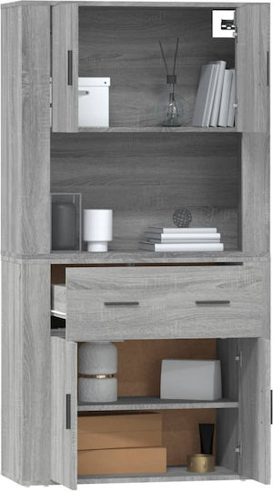 Wooden Office Cabinet 80x33x70cm