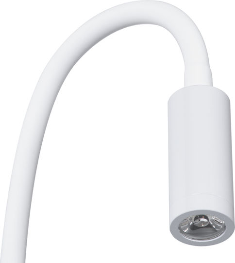 GloboStar Goose Single LED Natural White Spot in White Color