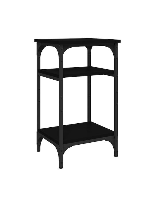 Metal Side Table Black L35xW30xH60cm