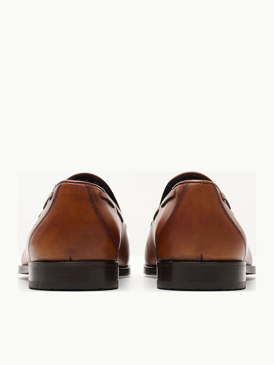 Men's Leather Moccasins Tabac Brown