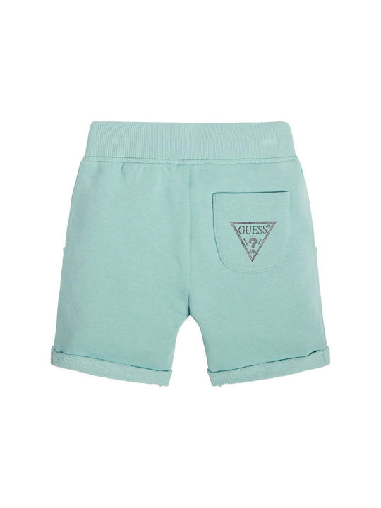 Guess Kids Shorts/Bermuda Fabric Turquoise