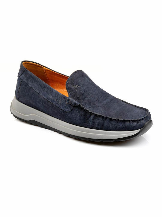 Boxer Men's Leather Moccasins Blue 21330-30-316