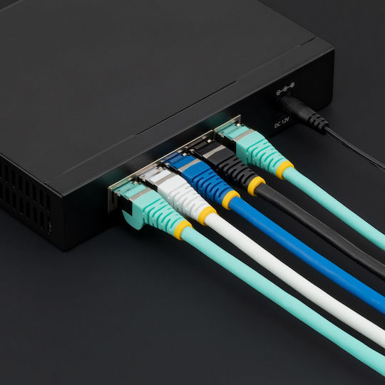 StarTech S/FTP Kat.6a Ethernet-Netzwerkkabel 0.5m Blau 1Stück