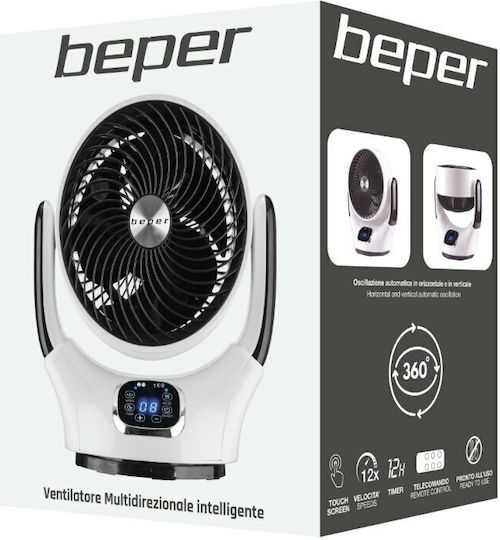 Beper Ventilator De Masă 25W Diametru 40cm Alb