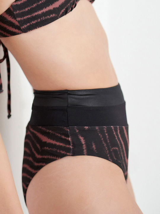 Bikini Slip High Waist Black