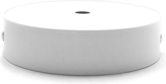 Elvhx Ceiling Rose for Lighting Fixtures White EL329101