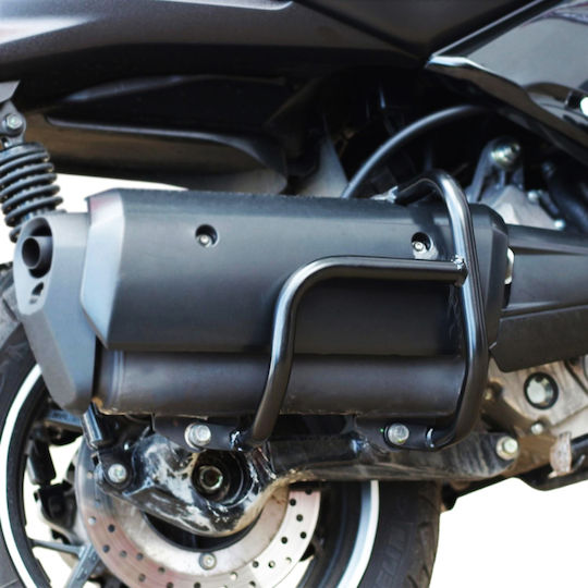 GPK Προστατευτικό Εξάτμισης Μοτοσυκλέτας Yamaha X-MAX 250 Μαύρο