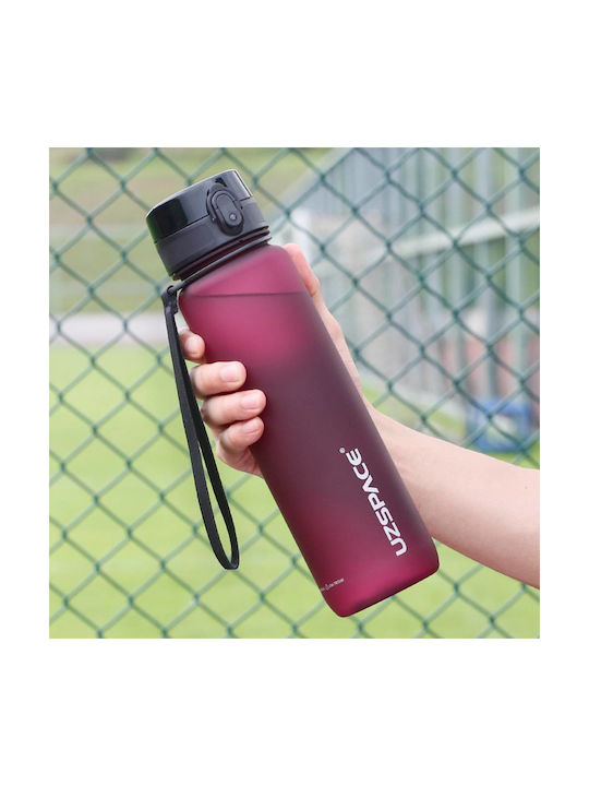 Uzspace Frosted Hydration Measured Leak Proof Water Bottle 1000ml