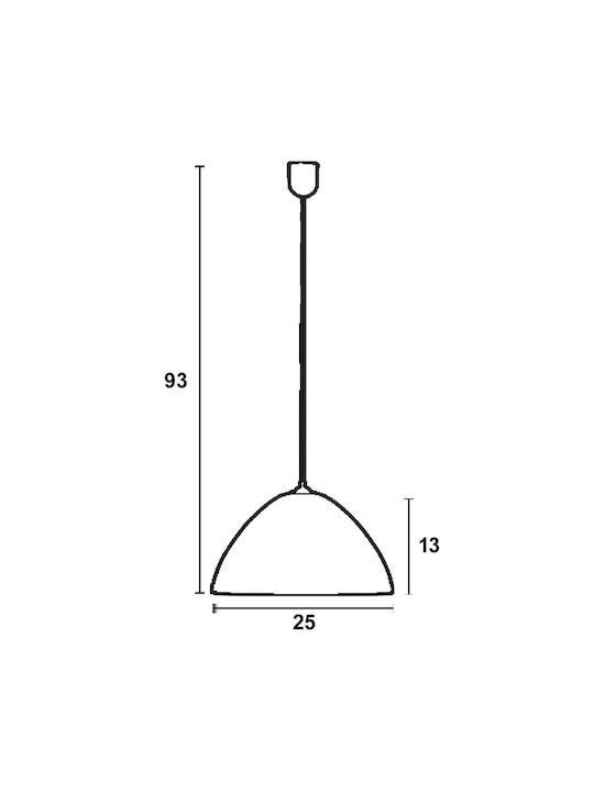 ArkoLight Lustră Bej cu Dulie E27 25cm.