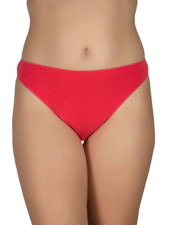 A.A UNDERWEAR Baumwolle Damen Slip Rot