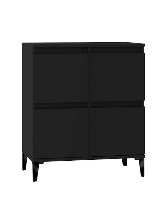 Metallic Buffet Black L60xW35xH70cm