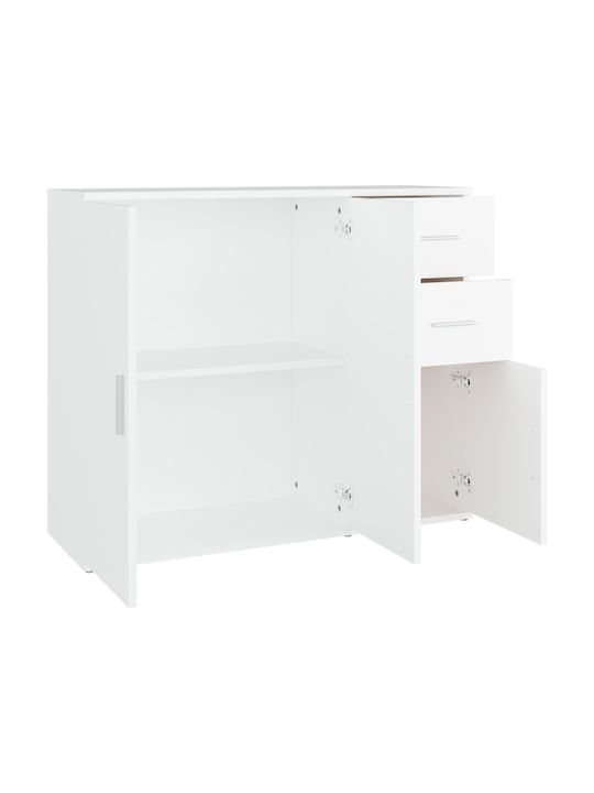 Μπουφές mit Schubladen Weiß 91x29.5x75cm