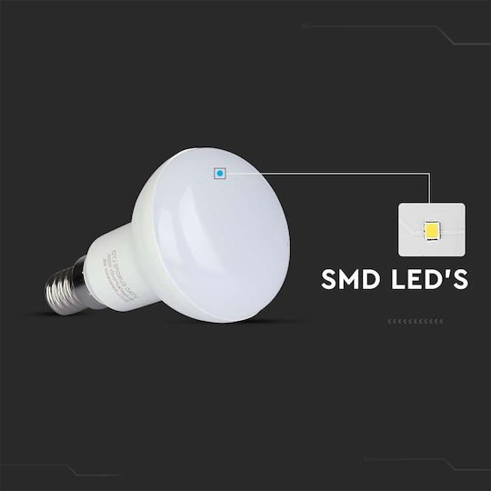 V-TAC LED Bulb 4.8W 86mm for Socket E14 and Shape R50 Warm White 470lm