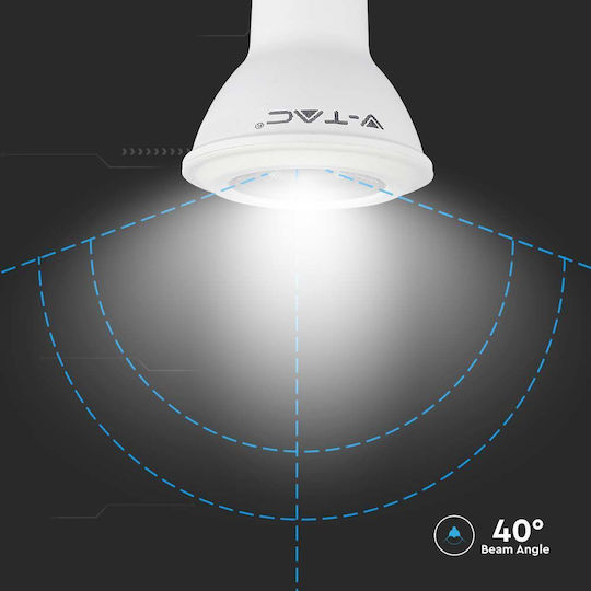 V-TAC LED-Lampe 5.8W 84mm für Fassung E27 und Form PAR20 Warmes Weiß 425lm