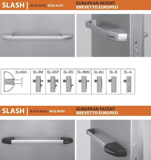 Mobiak Bară Panică în Culoare Argintiu