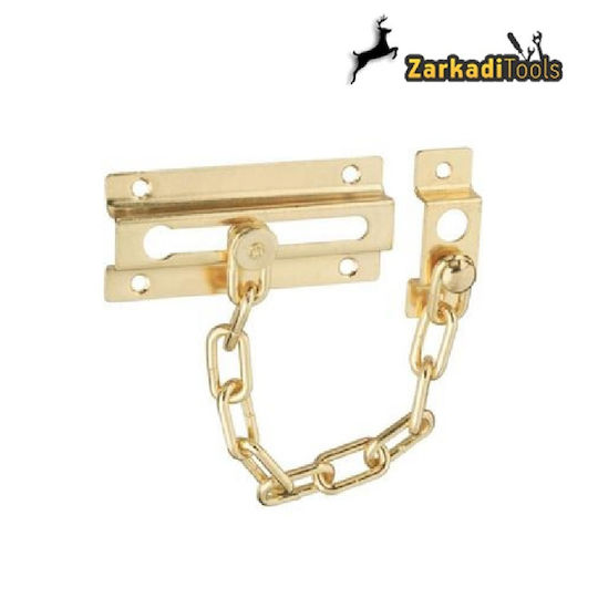 Door Handle with Chain Gold / Gold