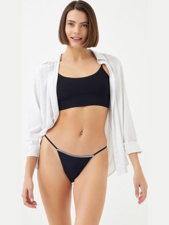 Women's String Black
