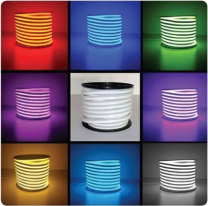 Optonica Αδιάβροχη Ταινία LED 12V Μπλε Φως 5m Neon Flex