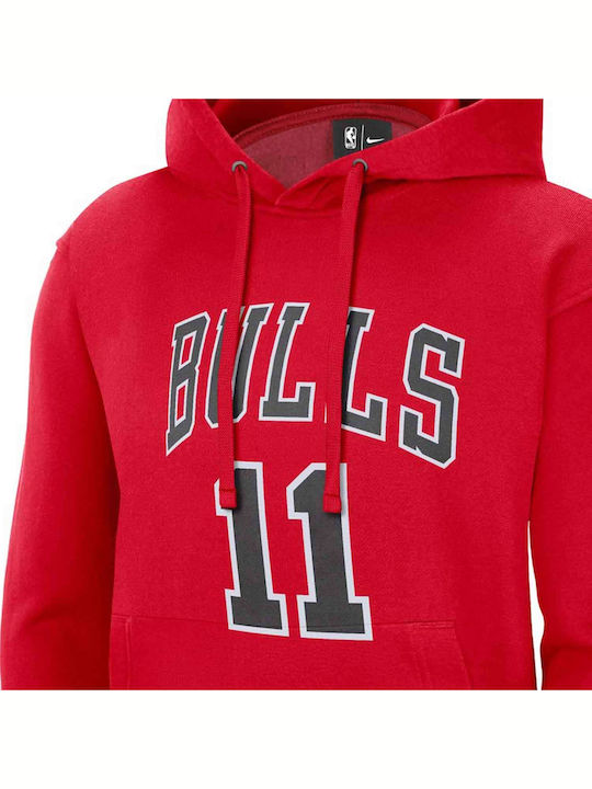 Chicago Bulls Φούτερ με Κουκούλα Κόκκινο