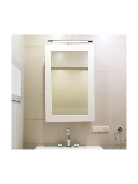 V-TAC Classic Lamp Wall with Integrated LED and Warm White Light Silver 64x18.5x5.5cm