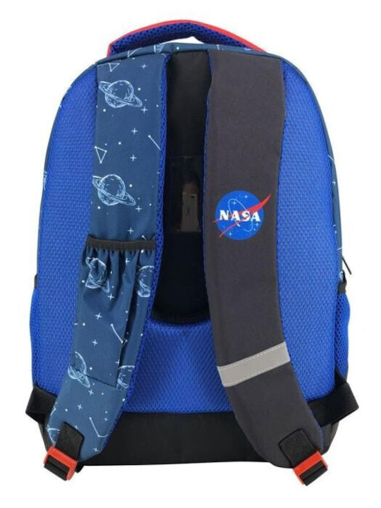 Must Nasa Space Expeditions School Bag Backpack Elementary, Elementary in Blue color