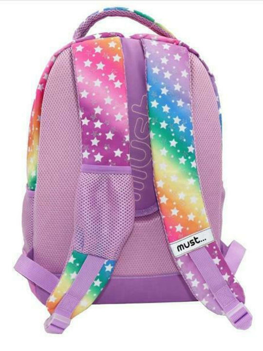 Must Team Make Today Magical Schulranzen Rucksack Grundschule mit Flaschenhalter Mehrfarbige 25lt 33 x 16 x 45cm