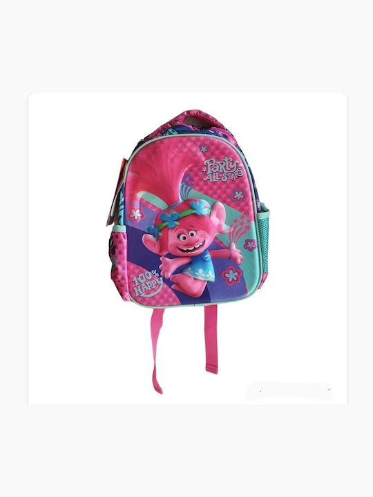 Gim Trolls Happy Music School Bag Backpack Kindergarten Multicolored