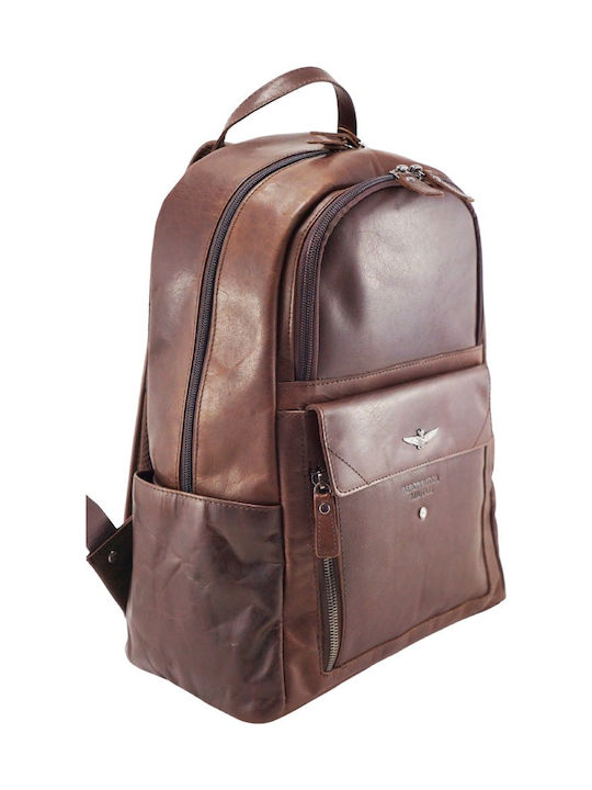 Aeronautica Militare Backpack Brown
