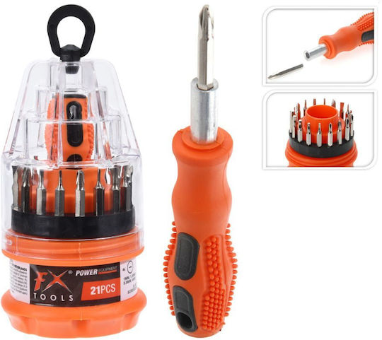 FX Tools Șurubelniță cu 21 Vârfuri Schimbabile