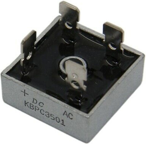 Brücke quadratisch metallisch 35A/100V KBPC3501 HY (01.012.0074)