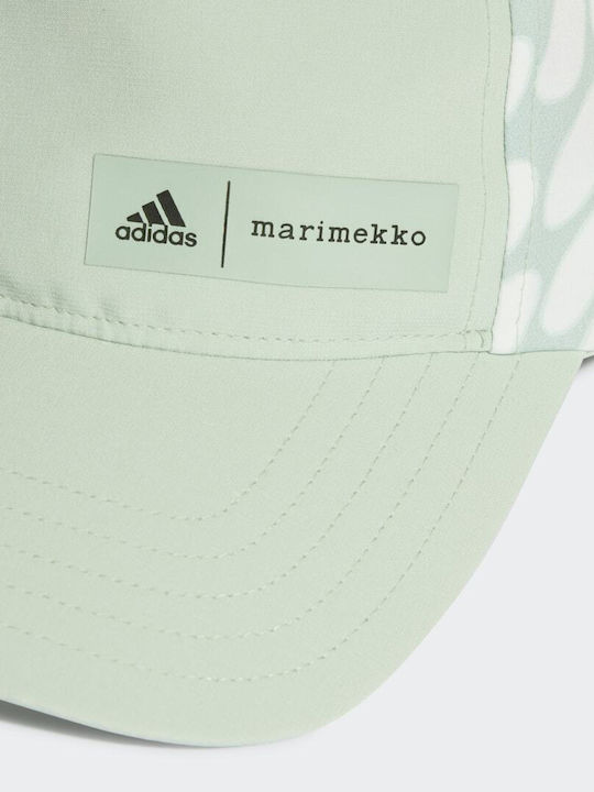 Adidas X Marimekko AEROREADY Baseball Jockey Green Tint / Black