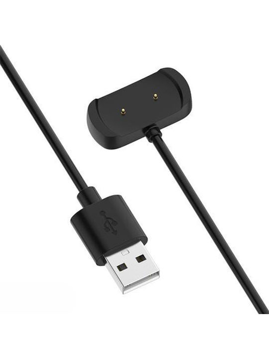 Tactical USB Table Charging Cable Μαύρο (Amazfit GTR/GTS)