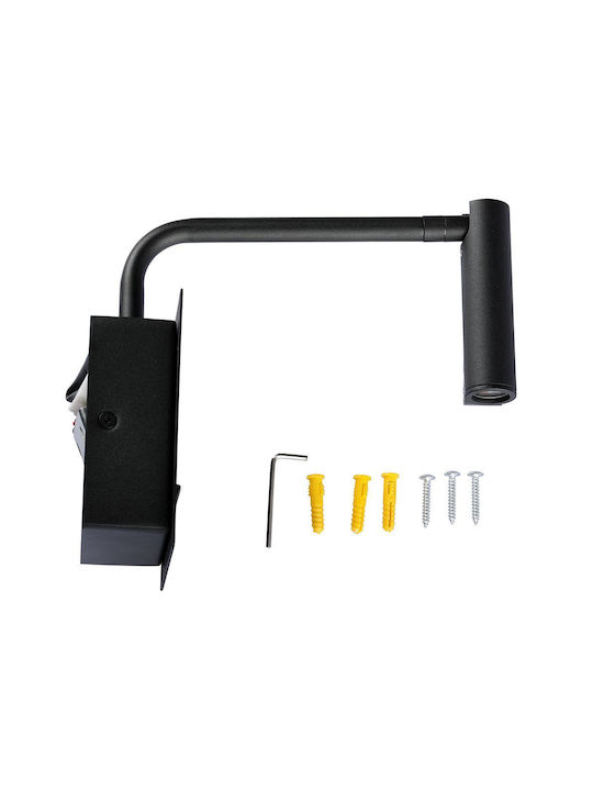 V-TAC VT-2943 Single LED Warm White Spot in Black Color