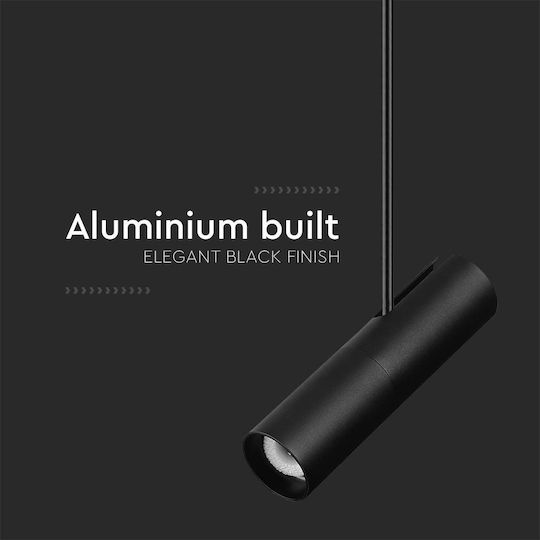 V-TAC Single Spot with Socket GU10 in Black Color