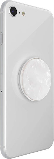 PopSockets Popgrip Κινητού Acetate Pearl White