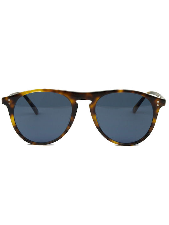 The Glass of Brixton Sunglasses with Brown Tartaruga Plastic Frame and Blue Lens BS216 C16