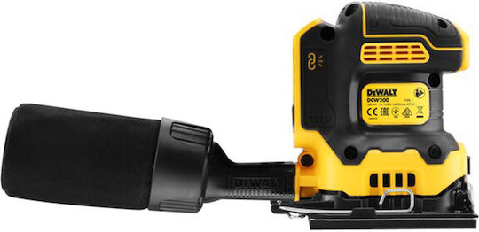 Dewalt Παλμικό Τριβείο Χούφτας Solo με Ρύθμιση Ταχύτητας και με Σύστημα Αναρρόφησης