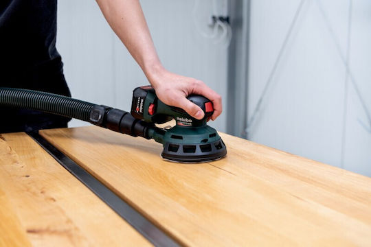Metabo Powermaxx SXA 12-125 BL Έκκεντρο Τριβείο Χούφτας 125mm Μπαταρίας 12V Solo με Ρύθμιση Ταχύτητας και με Σύστημα Αναρρόφησης