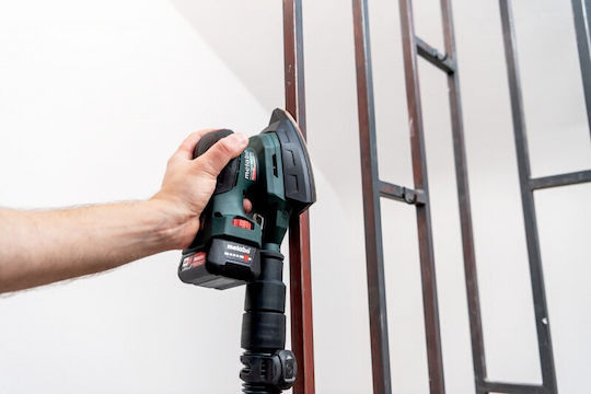 Metabo Powermaxx SMA 12 BL Τριβείο Δέλτα 12V Solo με Ρύθμιση Ταχύτητας και με Σύστημα Αναρρόφησης