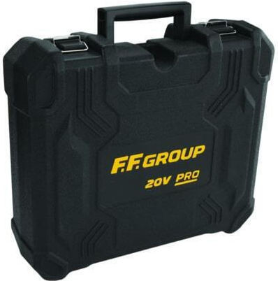 FFG 46567 Set Schlagbohrschrauber & Schlagschraubendreher Brushless 20V mit 2 Batterien 4Ah und Hülle