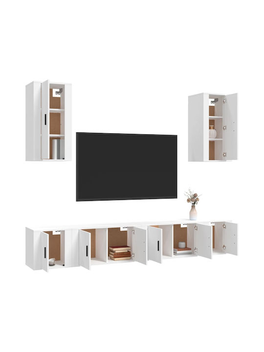 Wohnzimmer TV-Einheit Weiß L80xB34.5xH40cm