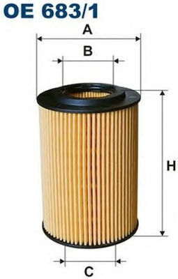 Filtron Φίλτρο Λαδιού Αυτοκινήτου για Honda Accord / Civic III 2008+