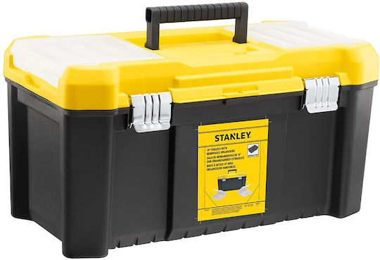 Stanley Essential Hand Tool Case Plastic with Tobacco Case Dimensions: W48xD25xH25cm