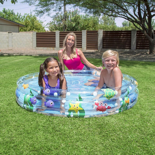 Bestway Children's Round Swimming Pool 282L Inflatable 152x27.9cm Splash And Play